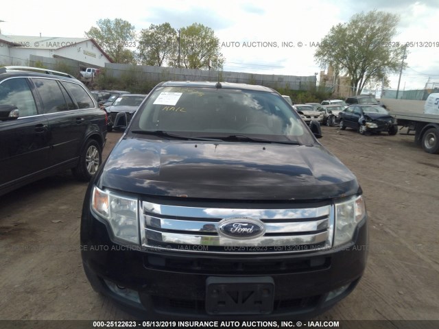 2FMDK48C59BA79481 - 2009 FORD EDGE SEL BLACK photo 6