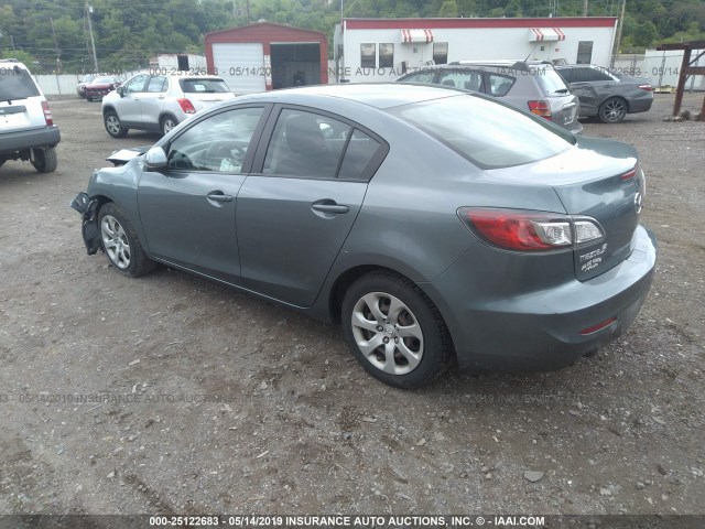 JM1BL1TF2D1705212 - 2013 MAZDA 3 I BLUE photo 3