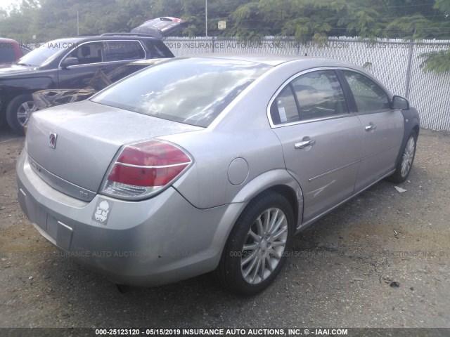 1G8ZV57718F206701 - 2008 SATURN AURA XR GRAY photo 4