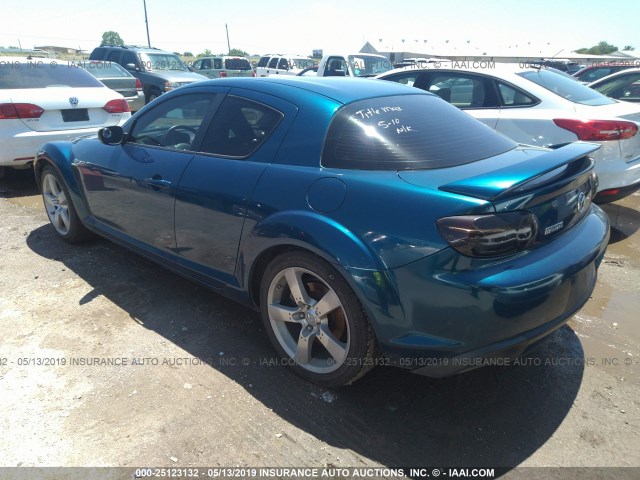 JM1FE173960207190 - 2006 MAZDA RX8 BLUE photo 3