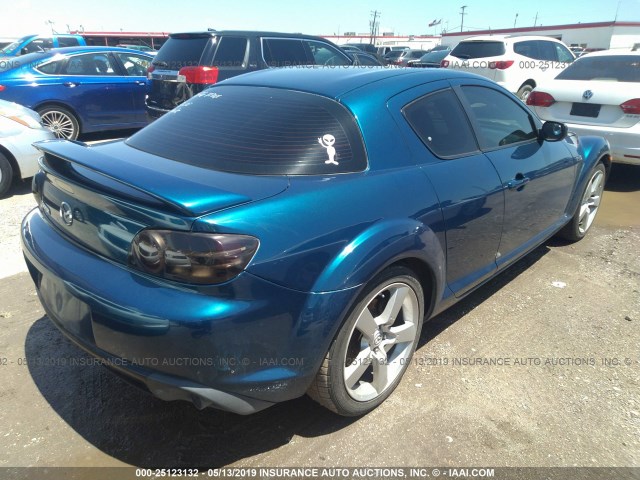 JM1FE173960207190 - 2006 MAZDA RX8 BLUE photo 4