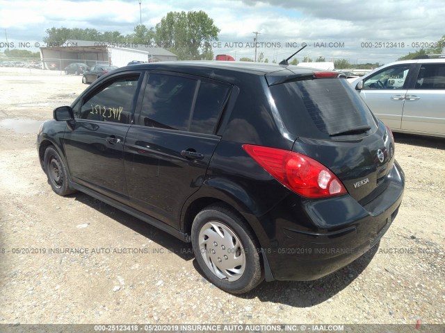 3N1BC13E48L451561 - 2008 NISSAN VERSA S/SL 黑色 照片 3