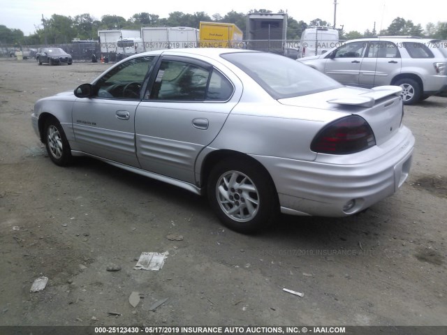 1G2NF52E52M604606 - 2002 PONTIAC GRAND AM SILVER photo 3