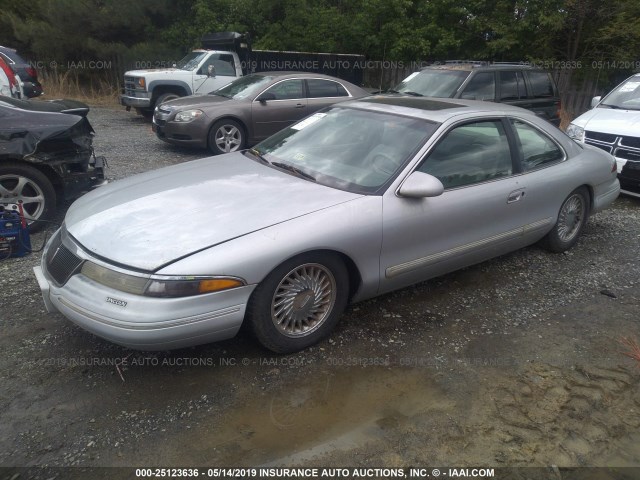 1LNLM91V0TY636466 - 1996 LINCOLN MARK VIII LSC/DIAMOND ANNIVERSARY SILVER photo 2