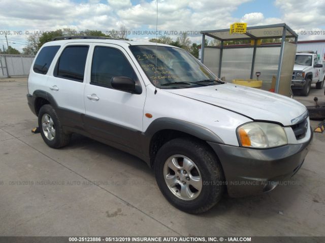 4F2CU08171KM61636 - 2001 MAZDA TRIBUTE LX/ES WHITE photo 1