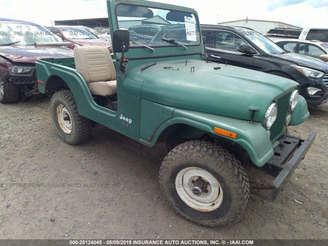 J6F83EA095447 - 1976 JEEP CJ-5 GREEN photo 1