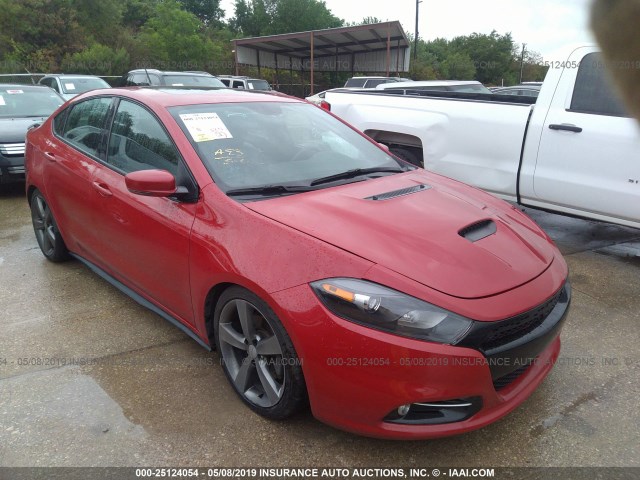 1C3CDFEB4GD625474 - 2016 DODGE DART GT RED photo 1