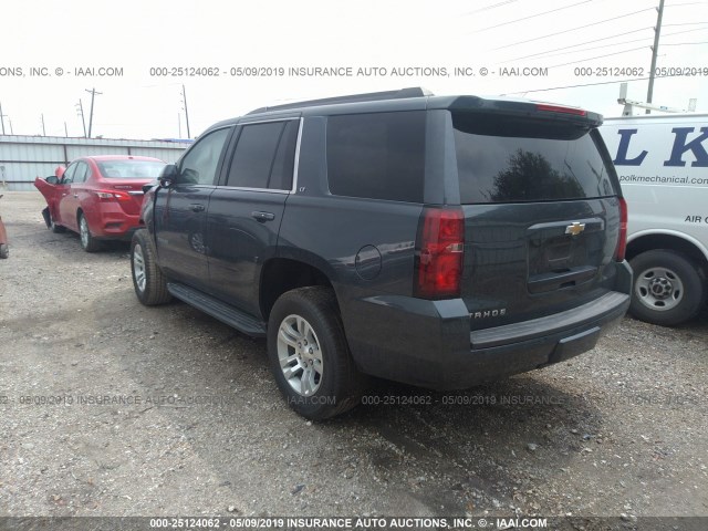 1GNSCBKC8KR311460 - 2019 CHEVROLET TAHOE C1500 LT GRAY photo 3