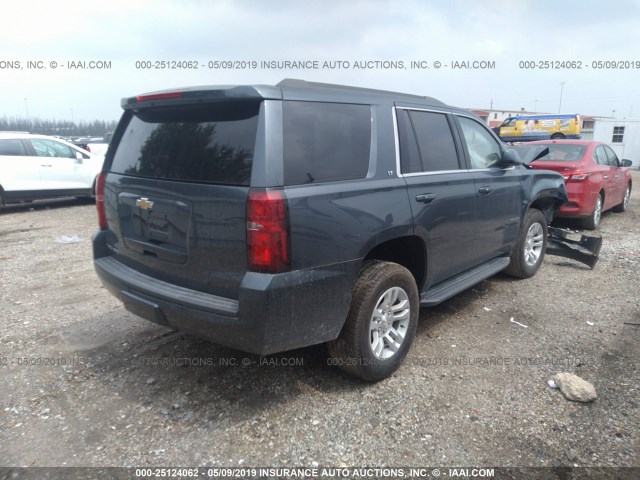 1GNSCBKC8KR311460 - 2019 CHEVROLET TAHOE C1500 LT GRAY photo 4