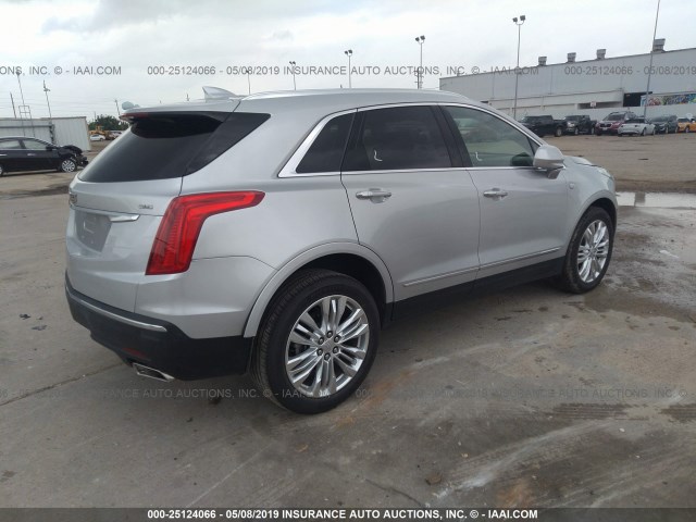 1GYKNERS2KZ151216 - 2019 CADILLAC XT5 PREMIUM LUXURY SILVER photo 4