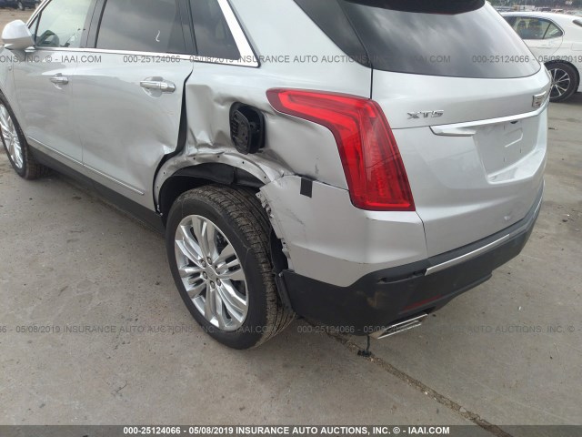 1GYKNERS2KZ151216 - 2019 CADILLAC XT5 PREMIUM LUXURY SILVER photo 6