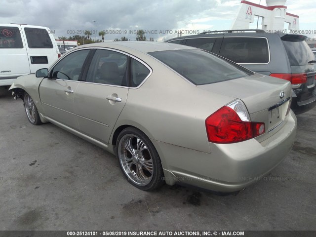 JNKAY01E07M308679 - 2007 INFINITI M35 SPORT GOLD photo 3