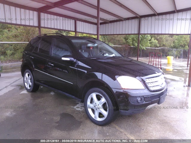 4JGBB86E08A340495 - 2008 MERCEDES-BENZ ML 350 BLACK photo 1