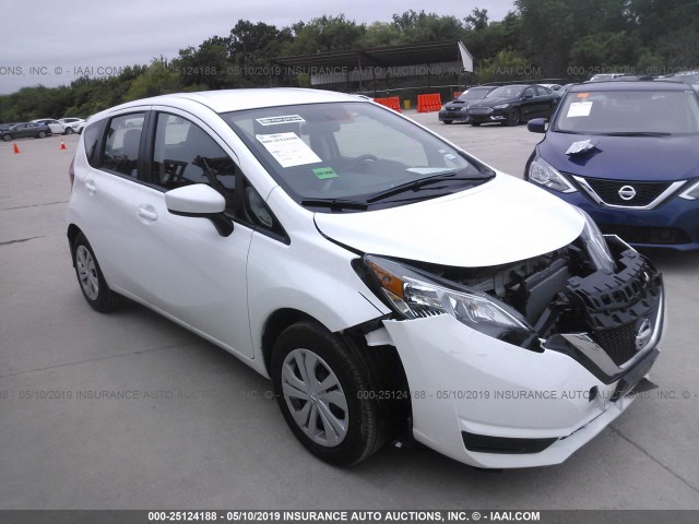 3N1CE2CP0KL363796 - 2019 NISSAN VERSA NOTE WHITE photo 1