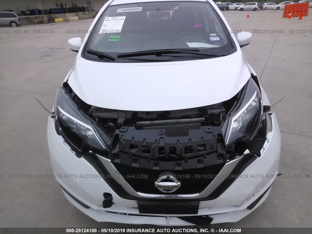 3N1CE2CP0KL363796 - 2019 NISSAN VERSA NOTE WHITE photo 6