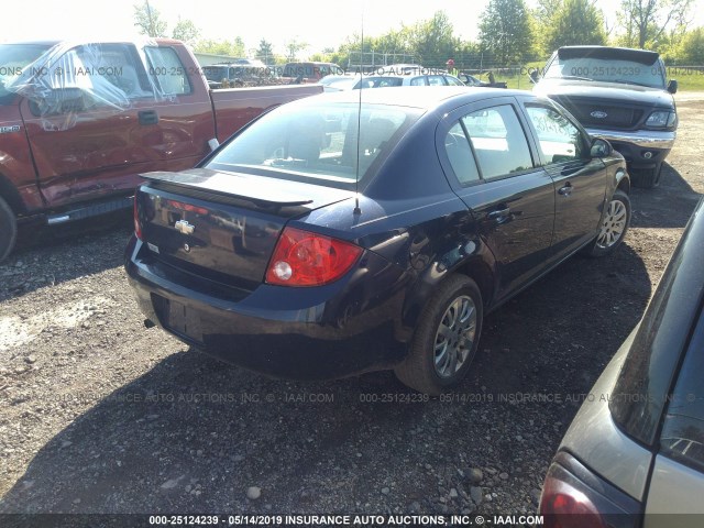 1G1AL58F687323949 - 2008 CHEVROLET COBALT LT BLUE photo 4