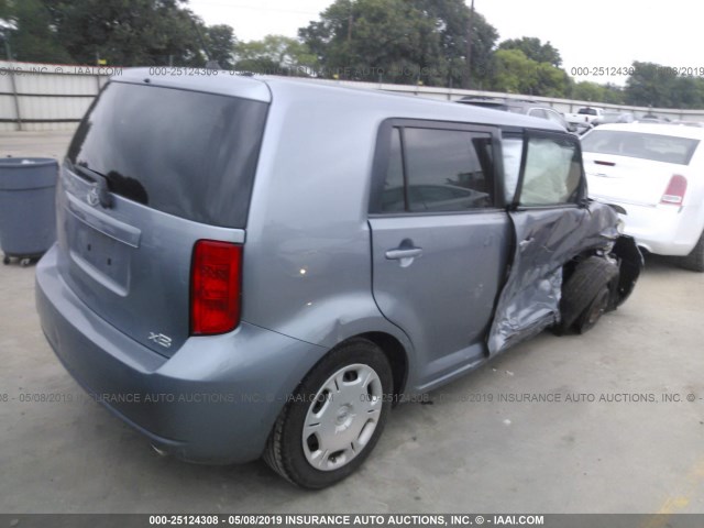 JTLZE4FE4A1100623 - 2010 TOYOTA SCION XB Көк фото 4