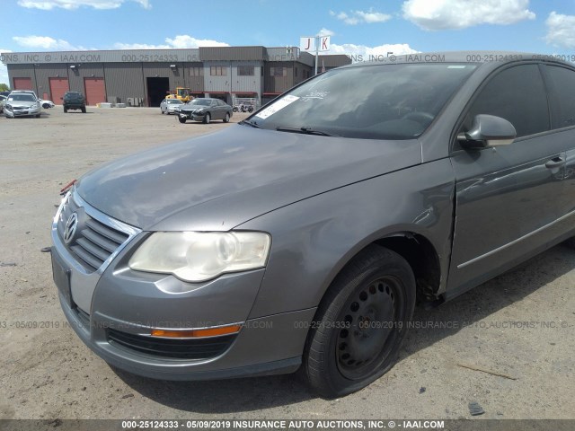 WVWJK73C67P062274 - 2007 VOLKSWAGEN PASSAT GRAY photo 6