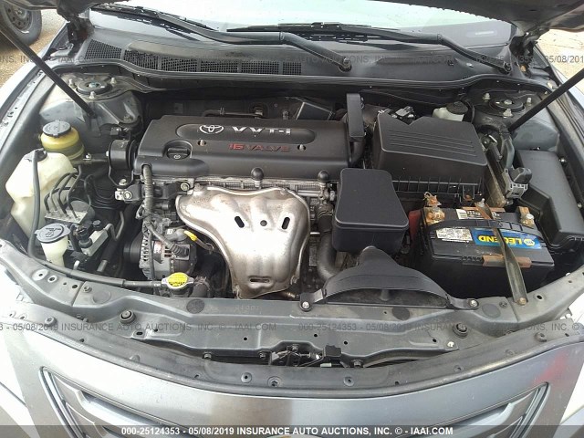 4T1BE46K67U102198 - 2007 TOYOTA CAMRY NEW GENERAT CE/LE/XLE/SE GRAY photo 10