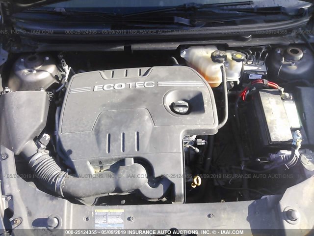 1G1ZB5EB0AF163845 - 2010 CHEVROLET MALIBU LS GRAY photo 10