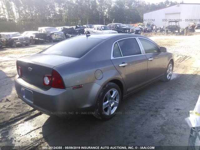 1G1ZB5EB0AF163845 - 2010 CHEVROLET MALIBU LS GRAY photo 4