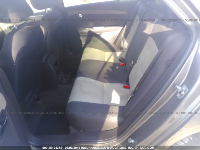 1G1ZB5EB0AF163845 - 2010 CHEVROLET MALIBU LS GRAY photo 8