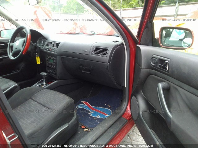 3VWRA69MX5M024482 - 2005 VOLKSWAGEN JETTA GL RED photo 5