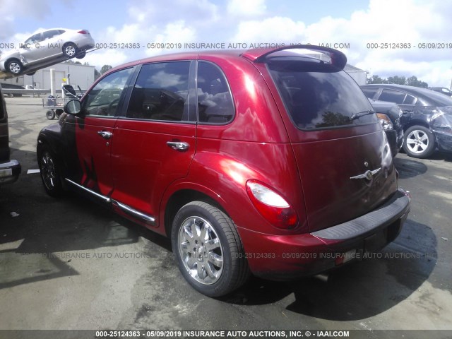 3A8FY68816T307391 - 2006 CHRYSLER PT CRUISER LIMITED RED photo 3