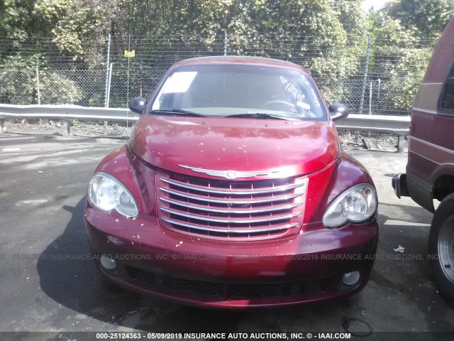 3A8FY68816T307391 - 2006 CHRYSLER PT CRUISER LIMITED RED photo 6