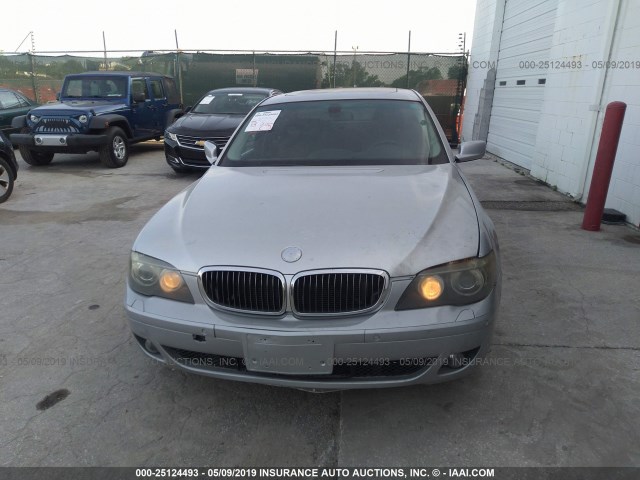 WBAHL83518DT12815 - 2008 BMW 750 I SILVER photo 6