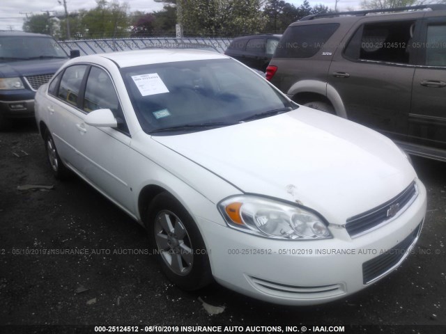 2G1WT58K689266086 - 2008 CHEVROLET IMPALA LT WHITE photo 1