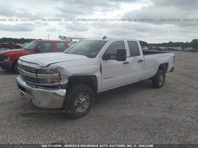 1GC2CUEG9JZ235460 - 2018 CHEVROLET SILVERADO C2500 HEAVY DUTY WHITE photo 2