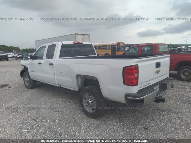 1GC2CUEG9JZ235460 - 2018 CHEVROLET SILVERADO C2500 HEAVY DUTY WHITE photo 3