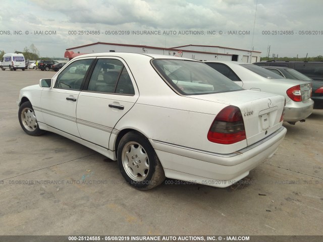 WDBHA29G6XA726900 - 1999 MERCEDES-BENZ C 280 WHITE photo 3