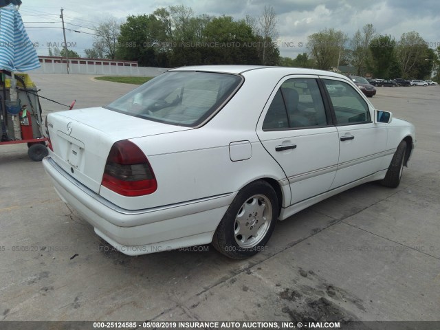 WDBHA29G6XA726900 - 1999 MERCEDES-BENZ C 280 WHITE photo 4