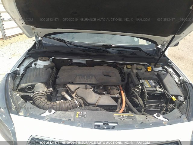 1G11D5SRXDF306006 - 2013 CHEVROLET MALIBU 1LT 白色 照片 10