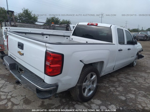 1GCRCPEH6EZ370183 - 2014 CHEVROLET SILVERADO C1500 WHITE photo 4