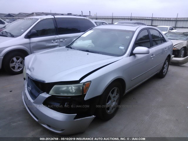 5NPEU46F37H188894 - 2007 HYUNDAI SONATA SE/LIMITED SILVER photo 2