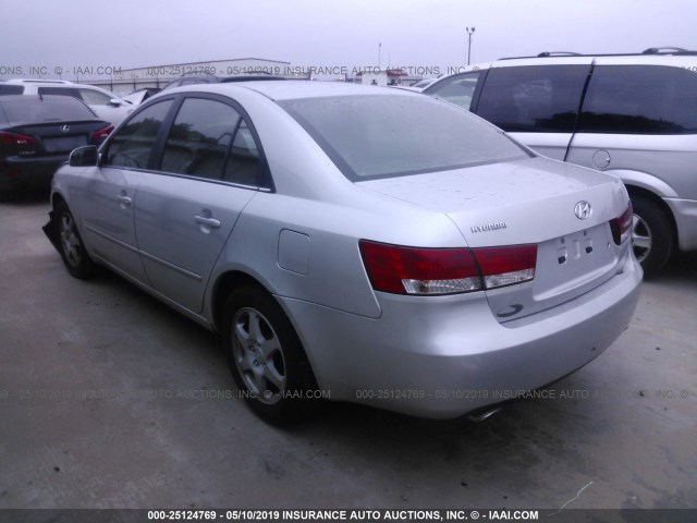 5NPEU46F37H188894 - 2007 HYUNDAI SONATA SE/LIMITED SILVER photo 3