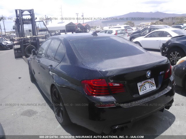 WBSFV9C59FD594850 - 2015 BMW M5 BLACK photo 3