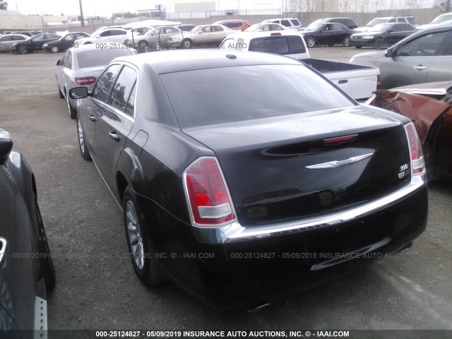 2C3CCAAG7EH288838 - 2014 CHRYSLER 300 BLACK photo 3