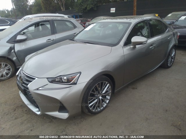 JTHBA1D20H5038901 - 2017 LEXUS IS 200T GRAY photo 2