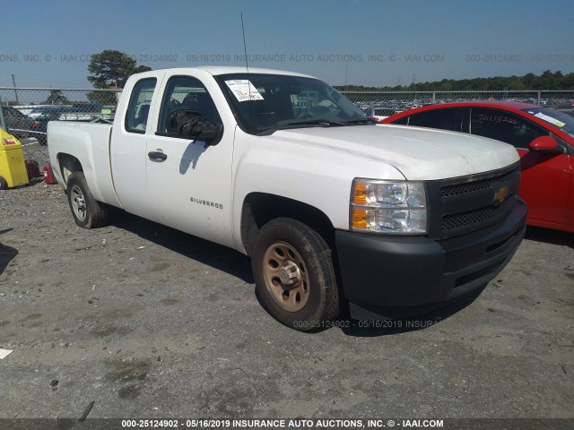 1GCRCPEX0DZ351344 - 2013 CHEVROLET SILVERADO C1500 WHITE photo 1