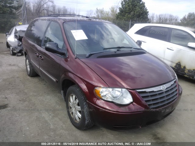 2A4GP54L87R103351 - 2007 CHRYSLER TOWN & COUNTRY TOURING MAROON photo 1