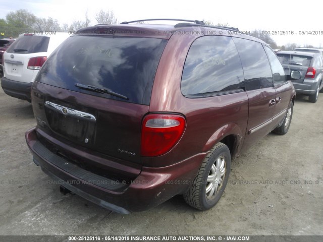 2A4GP54L87R103351 - 2007 CHRYSLER TOWN & COUNTRY TOURING MAROON photo 4