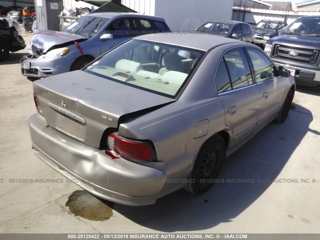 4A3AA46G93E050557 - 2003 MITSUBISHI GALANT ES/LS BEIGE photo 4