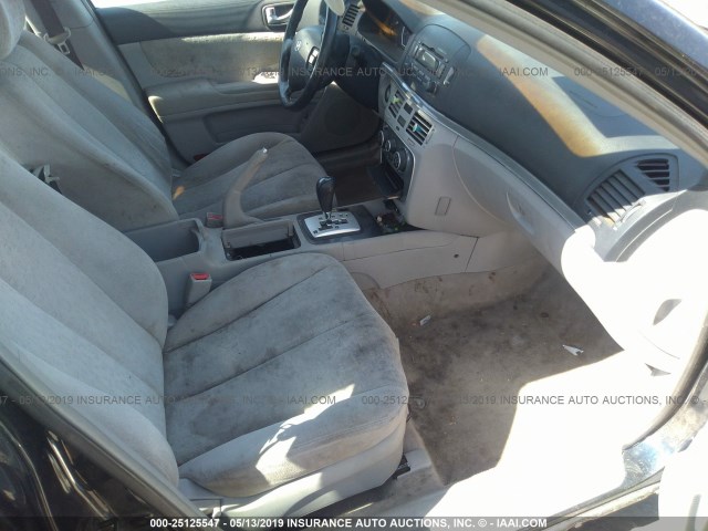 KMHEU46C06A085486 - 2006 HYUNDAI SONATA GLS/LX BLUE photo 5