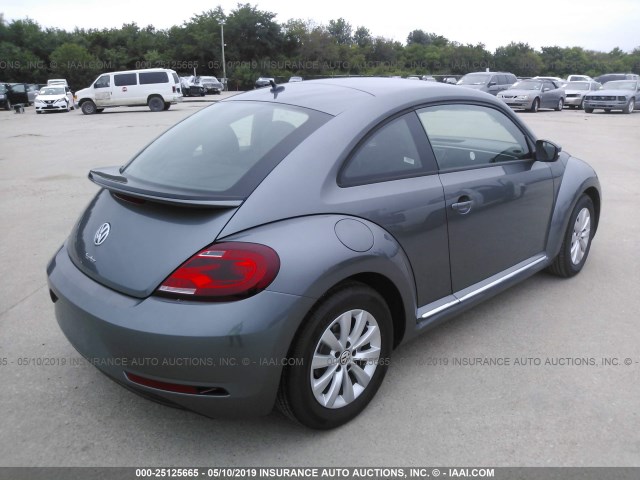 3VWFD7AT0KM707709 - 2019 VOLKSWAGEN BEETLE S/FINAL EDITION SE/FINAL GRAY photo 4