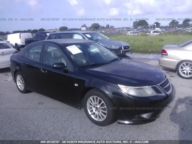 YS3FB46Y791019718 - 2009 SAAB 9-3 2.0T BLACK photo 1