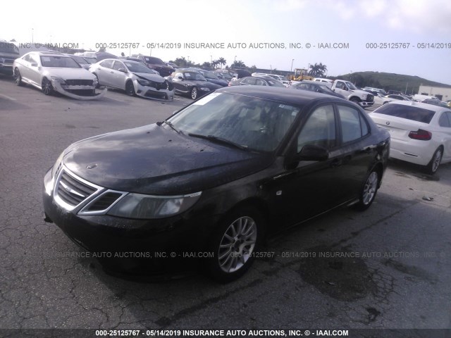 YS3FB46Y791019718 - 2009 SAAB 9-3 2.0T BLACK photo 2